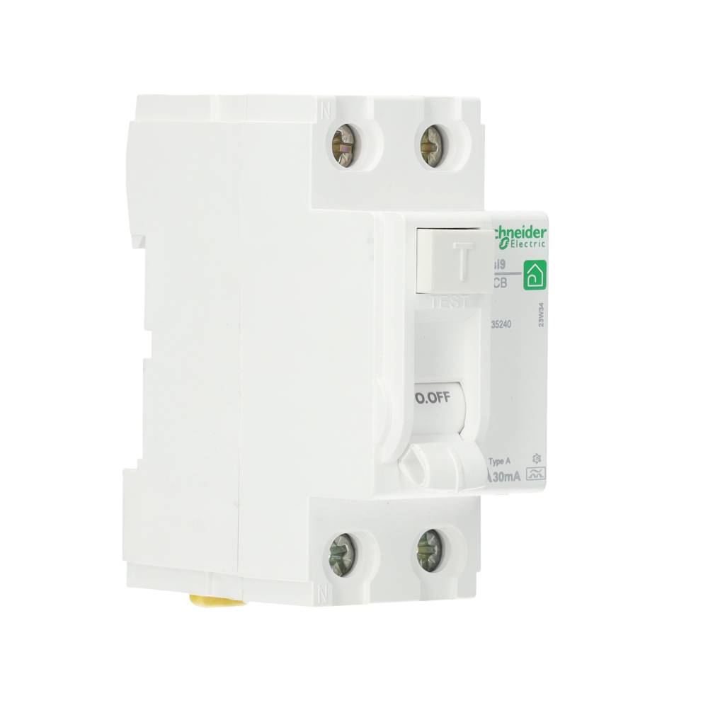 Miniatuur van Schneider Electric aardlekschakelaar 2-polig 40A 30mA type A (R9R35240)