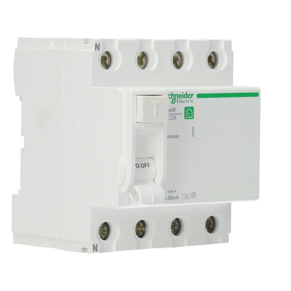 Miniatuur van Schneider Electric aardlekschakelaar 63A 30mA type A 3-fase (4P) (R9R35463)