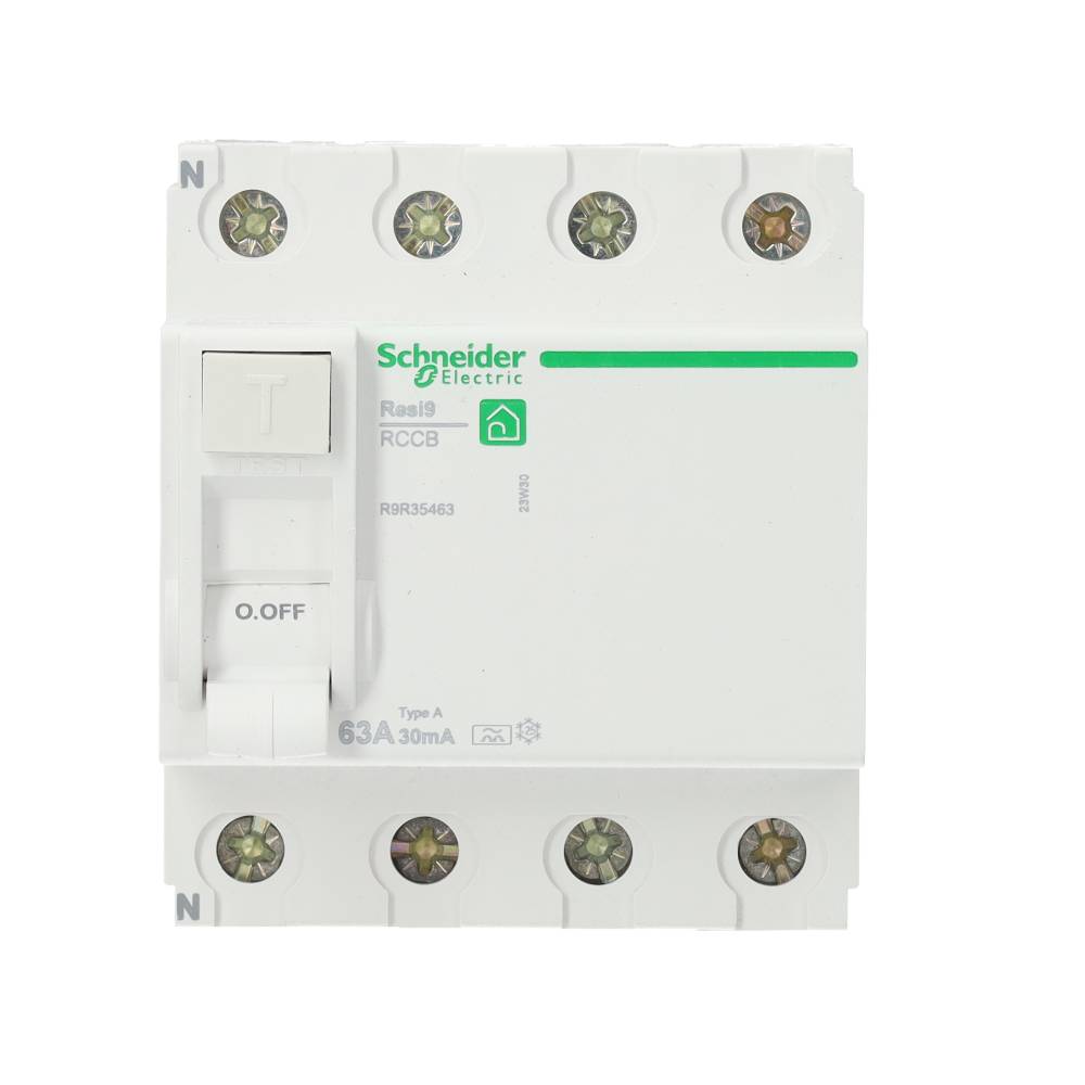 Miniatuur van Schneider Electric aardlekschakelaar 63A 30mA type A 3-fase (4P) (R9R35463)