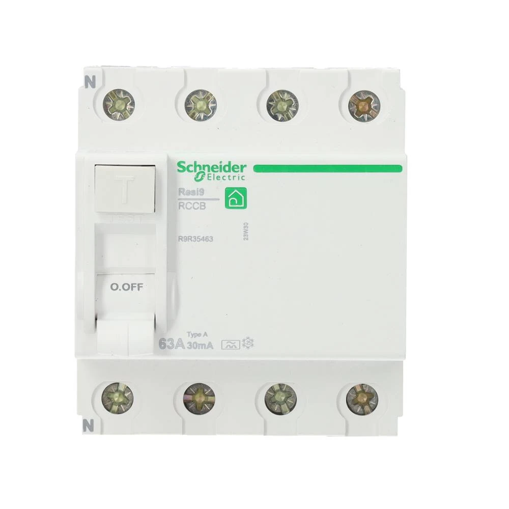 Miniatuur van Schneider Electric aardlekschakelaar 63A 30mA type A 3-fase (4P) (R9R35463)