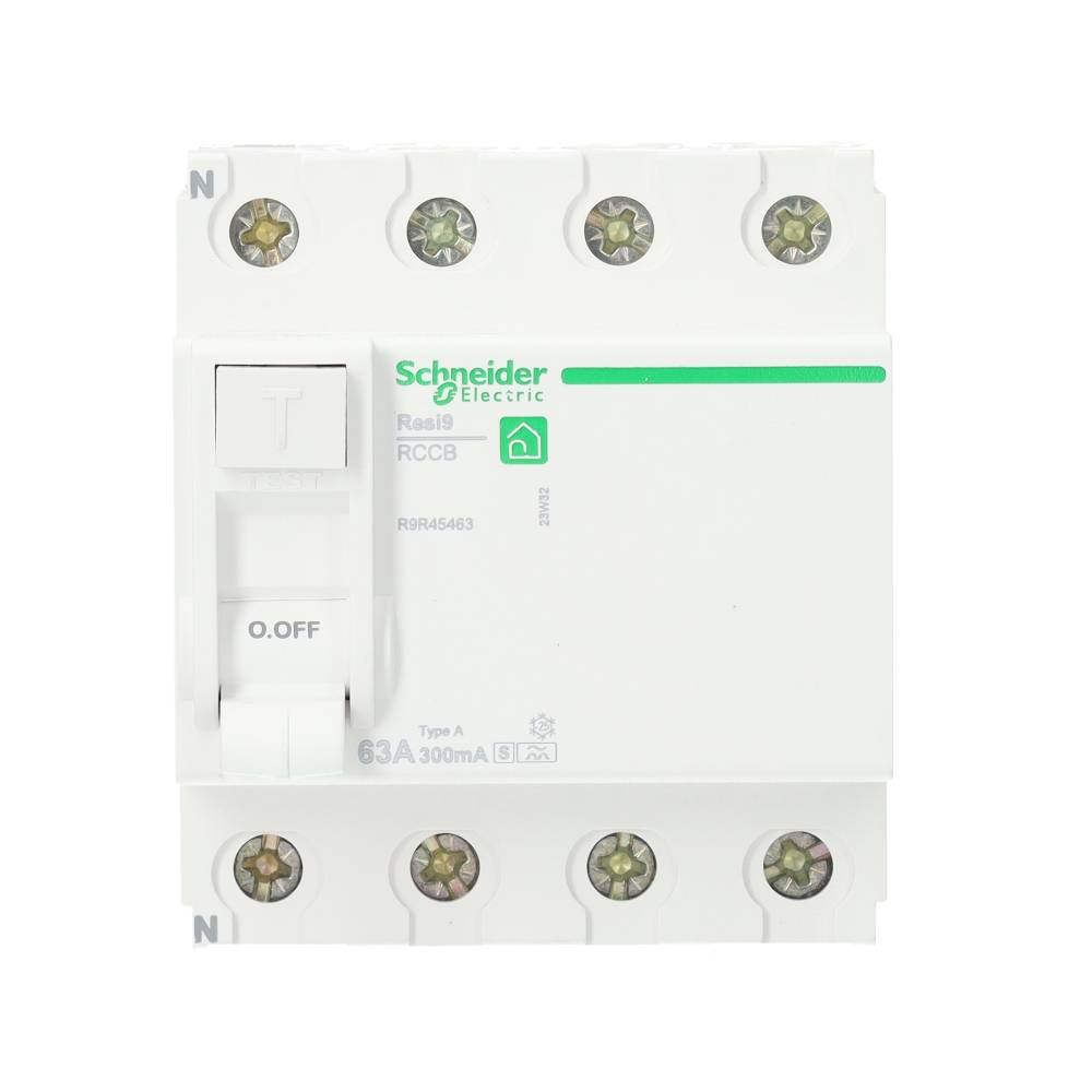 Miniatuur van Schneider Electric aardlekschakelaar 4-polig 63A 300mA type A selectief (R9R45463)