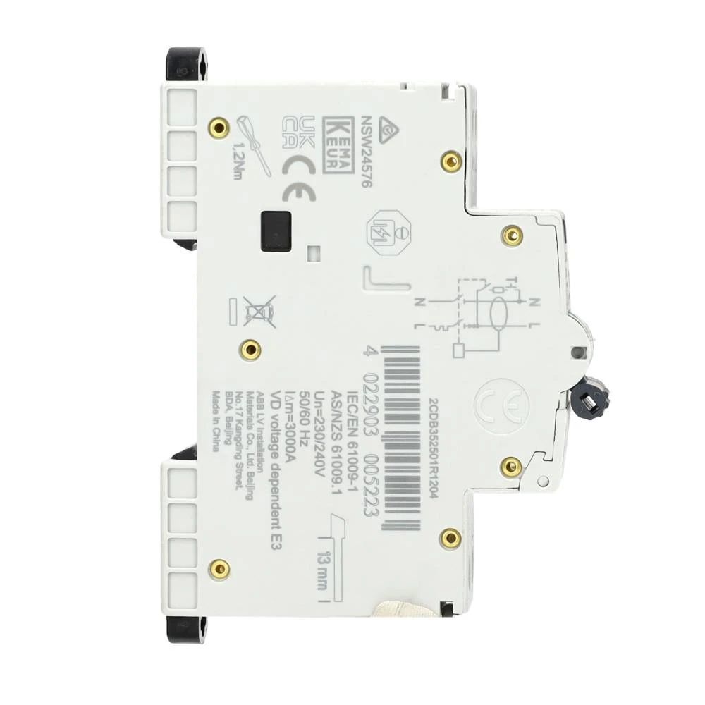 Miniatuur van ABB Componenten aardlekautomaat C20 30mA 1-fase (1P+N) 6kA (2CDB352501R1204)