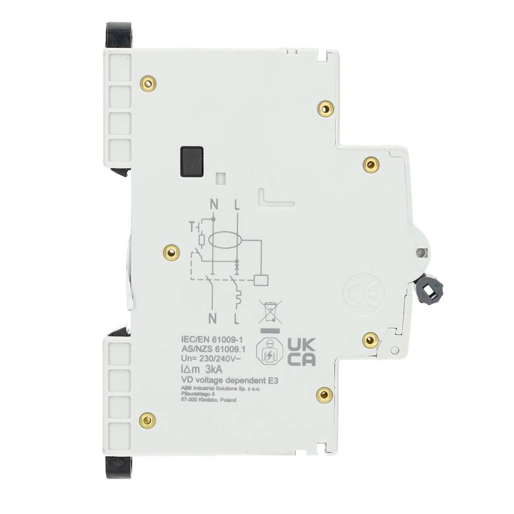 Miniatuur van ABB Componenten aardlekautomaat 1-polig+nul 25A C-kar 30mA (DSN201E C25 A30)