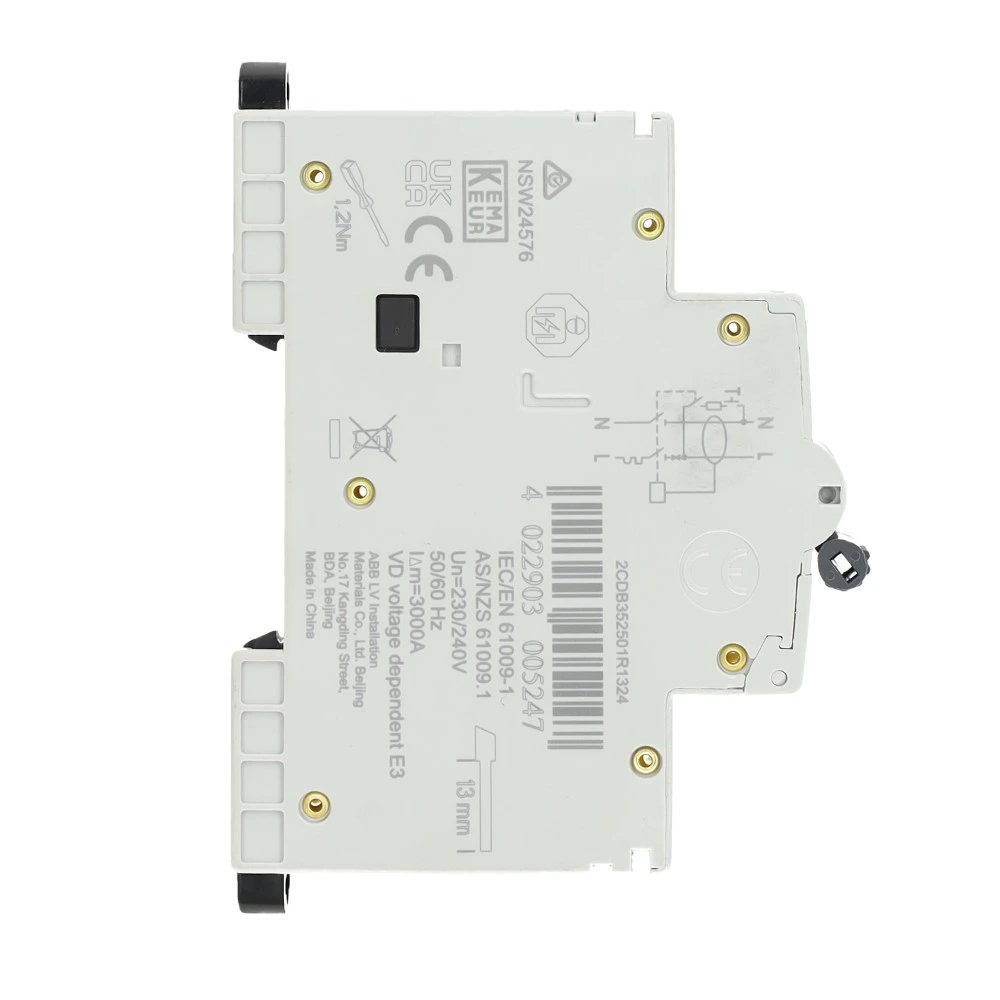 Miniatuur van ABB Componenten aardlekautomaat 1-polig+nul 32A C-kar 30mA (DSN201E C32 A30)