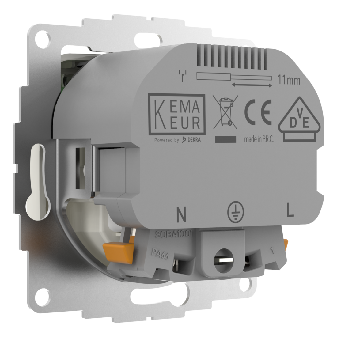 Miniatuur van 2USB universeel stopcontact met 2x USB 55x55 InCharge Pro SI EU 12W 2,4A - crème (2U-449399)