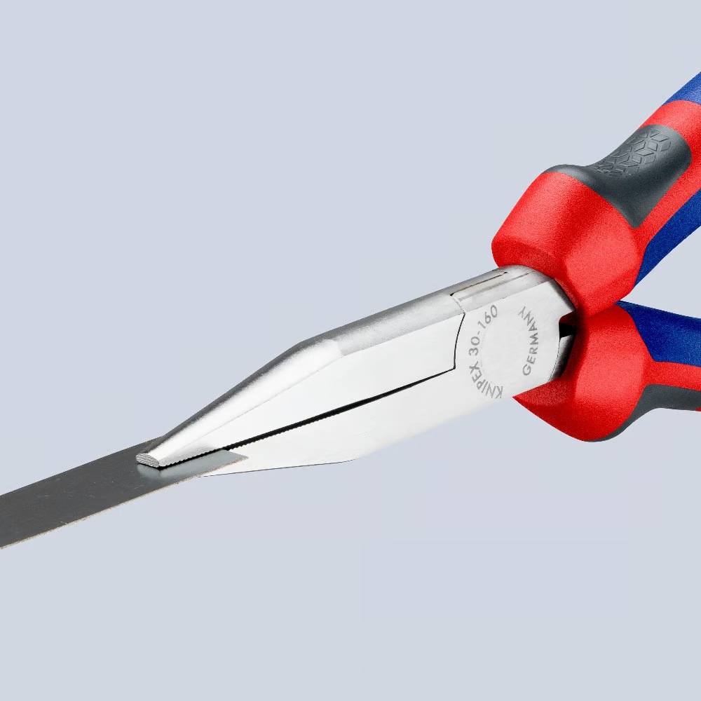 Miniatuur van KNIPEX langbektang verchroomd platte bek 160 mm (3015160)