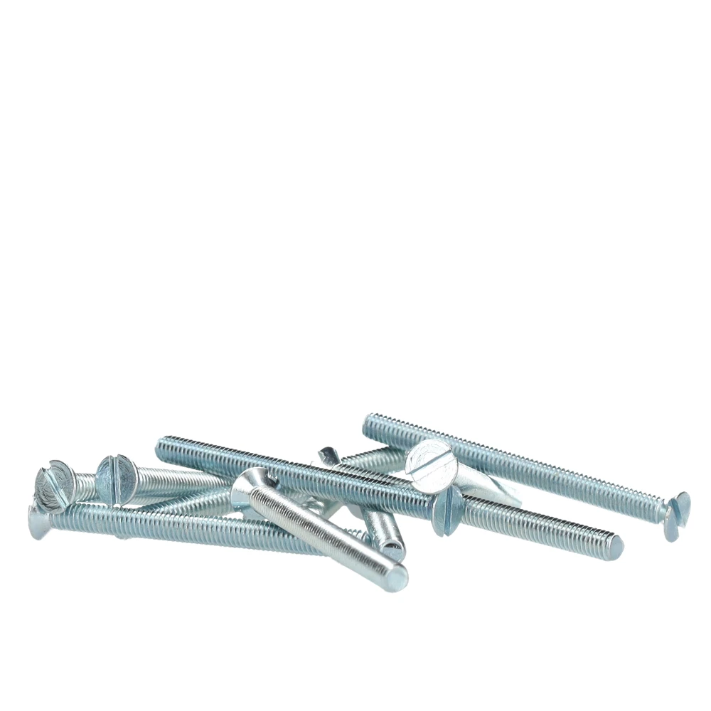 Miniatuur van EMhub M3 schroef platkop verzinkt DIN963-4.8 M3x35 per 100 stuks