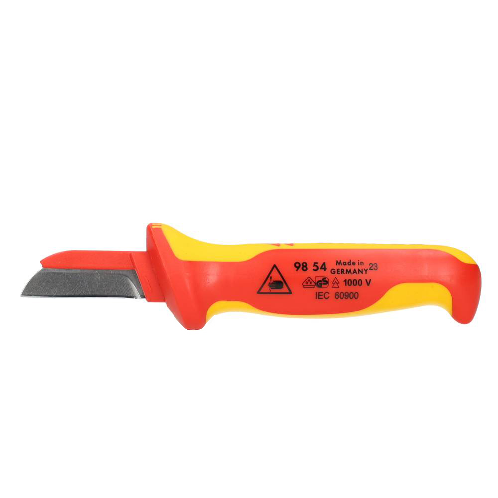 Miniatuur van KNIPEX kabelmes recht beschermd mes VDE 190mm (9854)