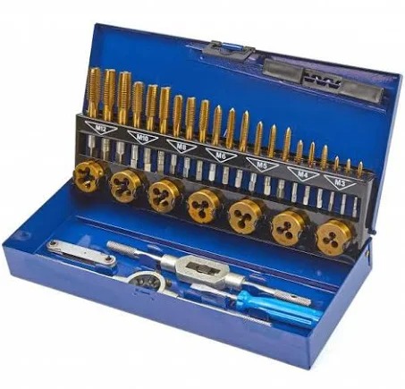 Miniatuur van HBM 32-delige gecoate tap en snijset M3-12 (00934)