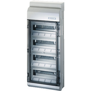 Miniatuur van Hensel waterdichte groepenkast 4-rijen 48 modules IP65 (KV 9448 B)