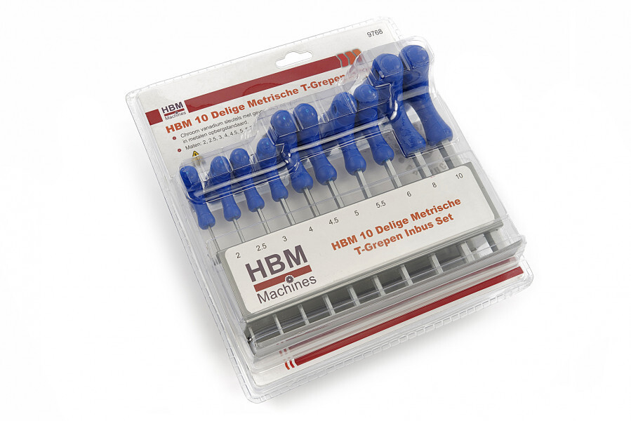 Miniatuur van HBM 10-delige metrische t-grepen inbusset (9768)