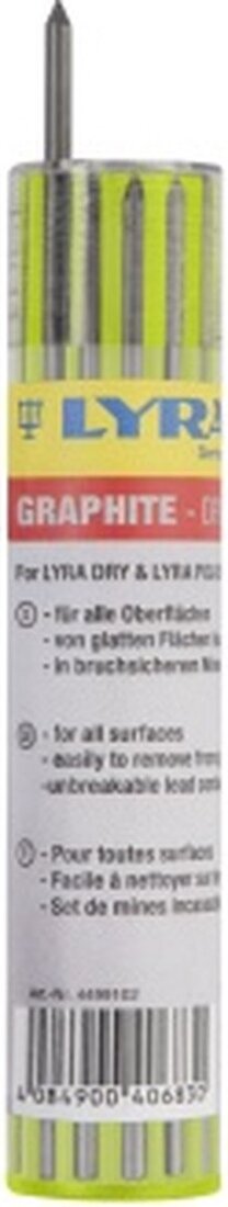 Miniatuur van Kadeem reservestiften 6x grafiet 3x rood 3x geel (850336)