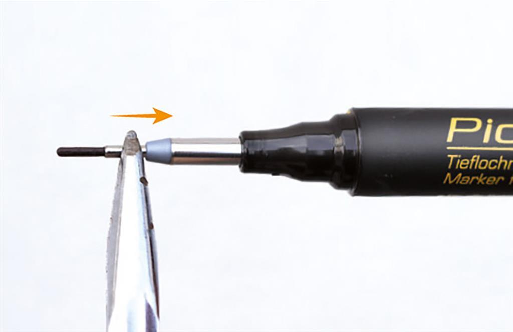 Miniatuur van Pica Ink markeerstift voor diepe gaten blauw (PI15041)