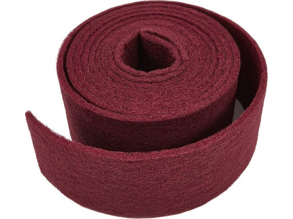 Miniatuur van HBM schuurvlies clean & finishrol AO K180 5 meter rood (7218)