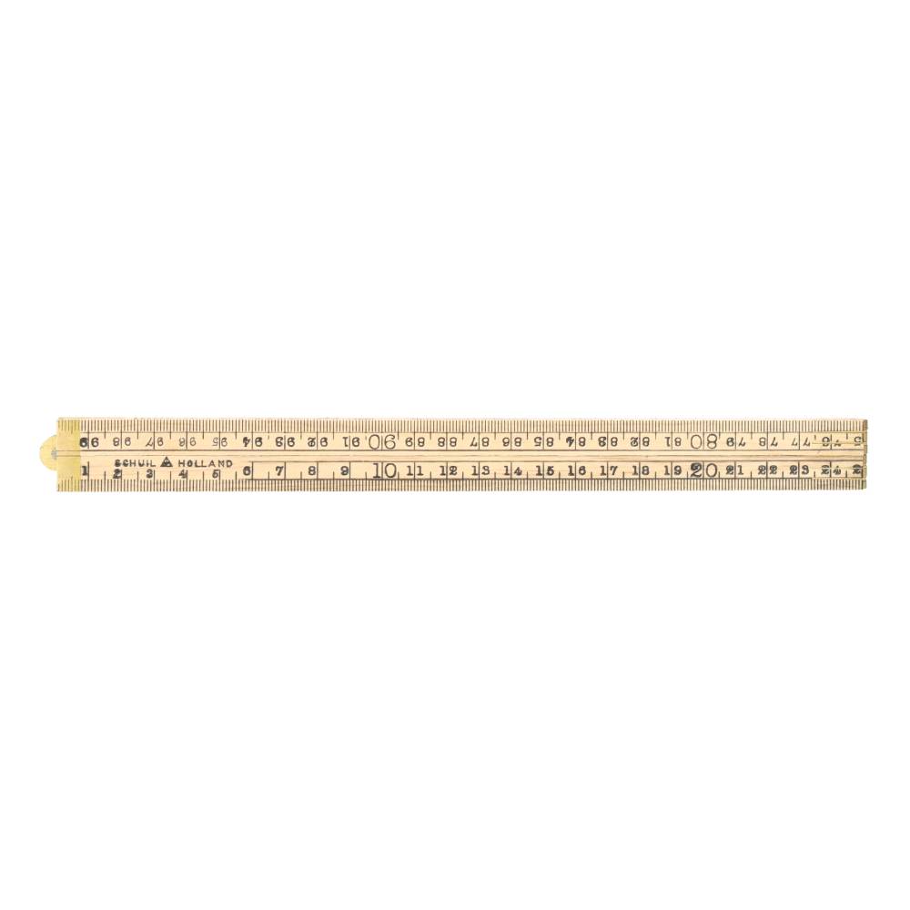 Miniatuur van Schuil duimstok vouw palmhout 1m 4-delig - naturel (1514)