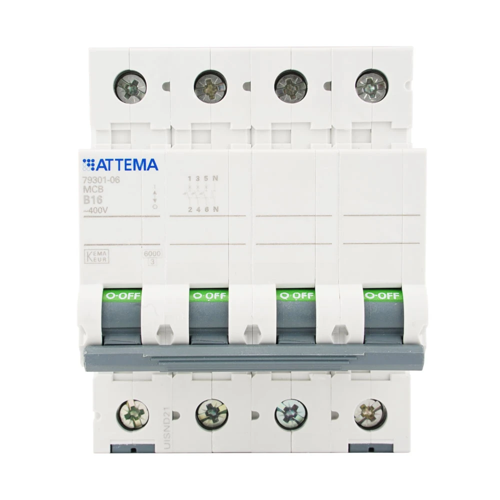 Miniatuur van ATTEMA installatieautomaat B16 3P+N (AT90211)