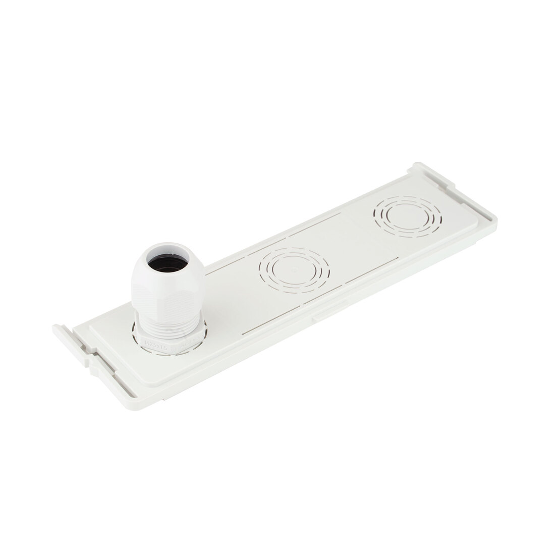 Miniatuur van ATTEMA set buisinvoer onderplaat met M25 wartel + moer (AT90054 en AT2503)