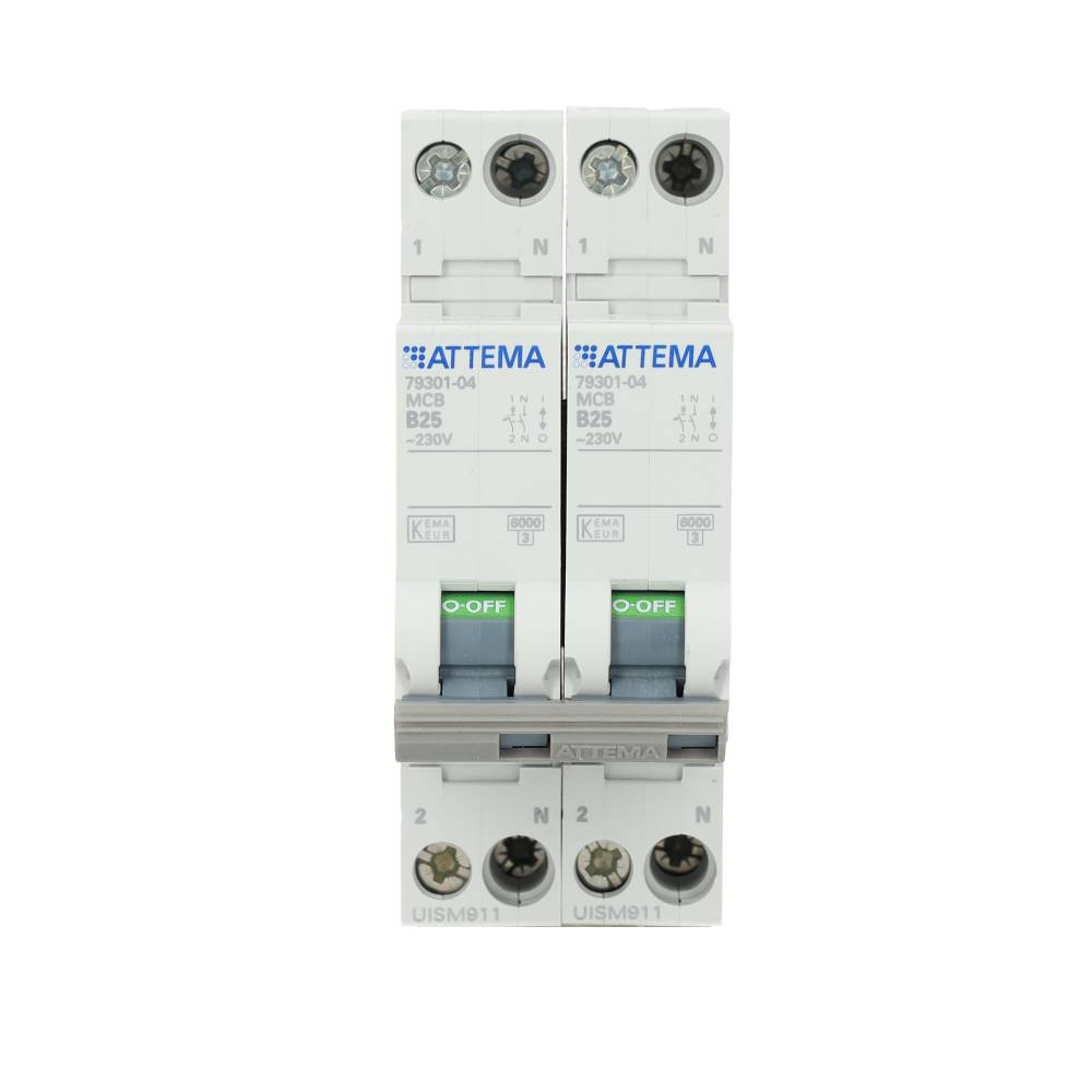 Miniatuur van ATTEMA click-mate NXT fornuisgroep 1-polig+ nul 25A B-kar (AT90208)