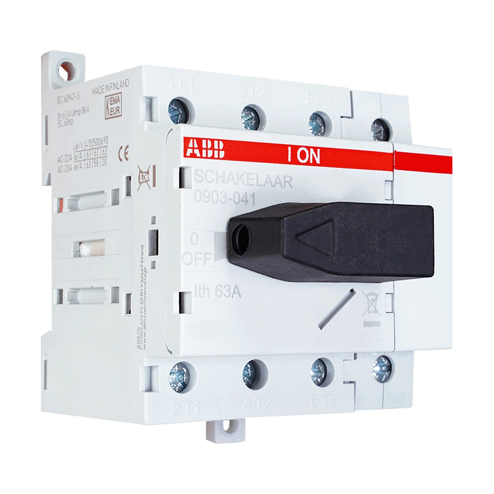 Miniatuur van ABB hoofdschakelaar 63A 3-fase (4P) (903041)