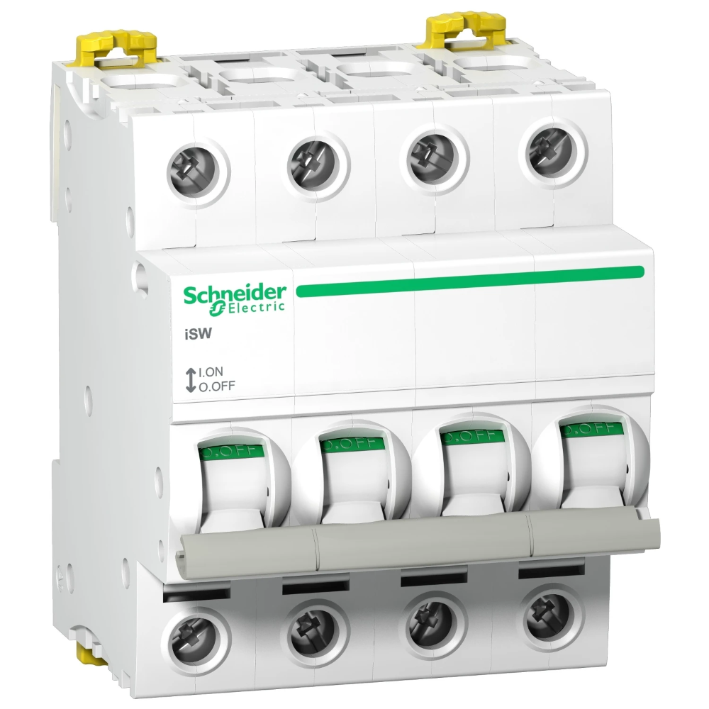Miniatuur van Schneider Electric hoofdschakelaar 4-polig 100A (A9S65491)