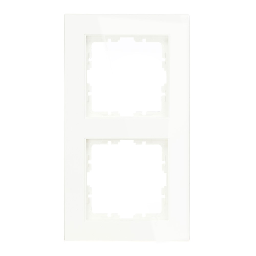 Miniatuur van EMhub Quadro55 (by Kopp) afdekraam 2-voudig - zuiver wit glanzend (4088009)