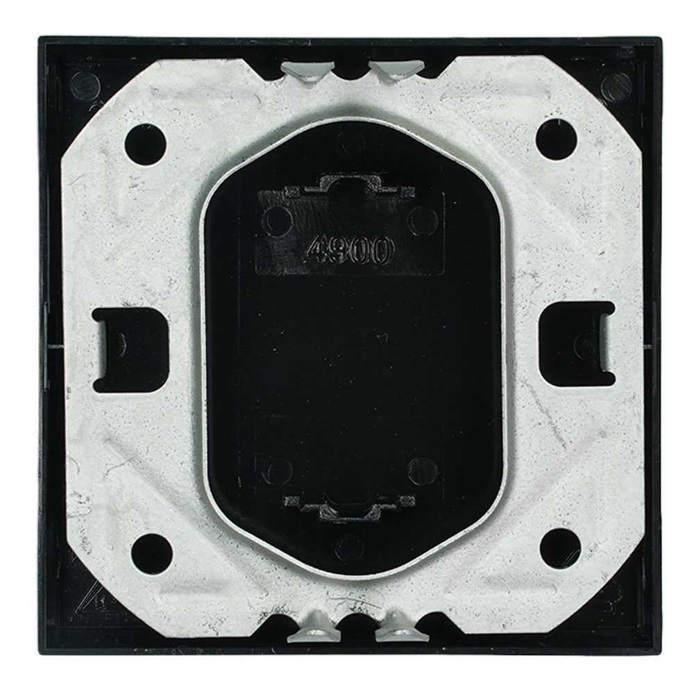 Miniatuur van EMAT Quadro55 (by Kopp) bedieningswip tbv wissel- en kruisschakelaar - zwart mat (4088081)