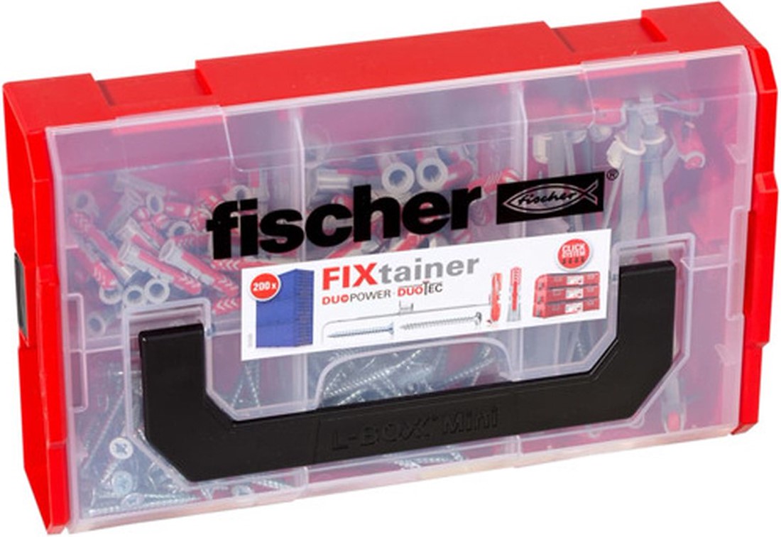 Miniatuur van Fischer FixTainer DuoPower/DuoTec pluggen met schroeven (541106)