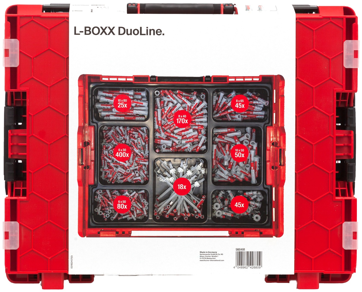 Miniatuur van Fischer DuoPower L-BOxx 102 (833-delig) (560491)