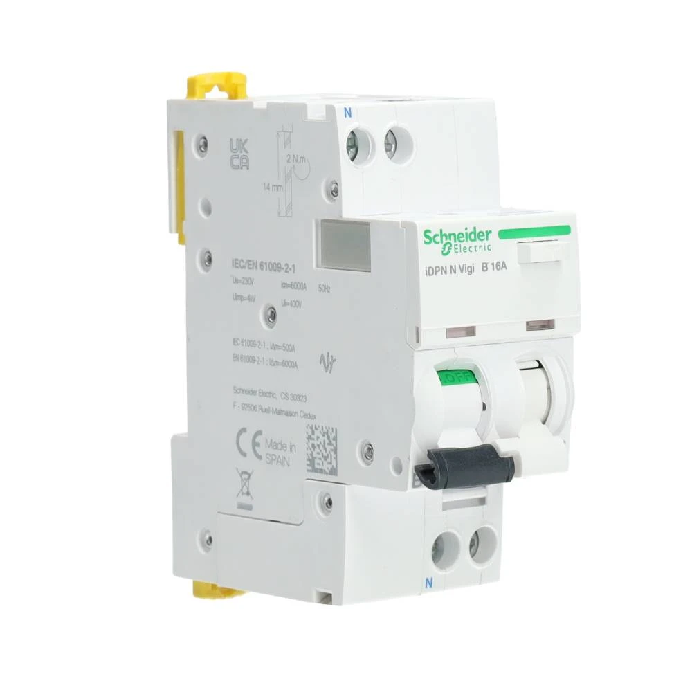 Miniatuur van Schneider Electric aardlekautomaat B16 300mA 1-fase (1P+N) 6kA (A9D69616)