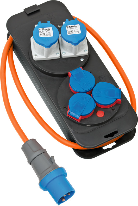Miniatuur van BRENNENSTUHL camping 5-voudig stroomstation 16A 3-polig 230V IP44 (1151600030)