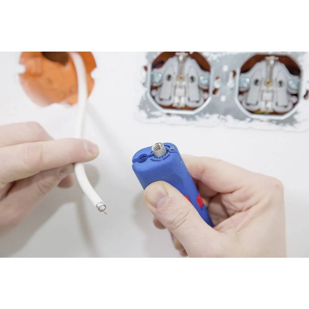 Miniatuur van Weicon coax striptang voor F-connectoren voor 6-8mm coaxkabel (afstrippen 10/6mm) No.1 F Plus (10051150)