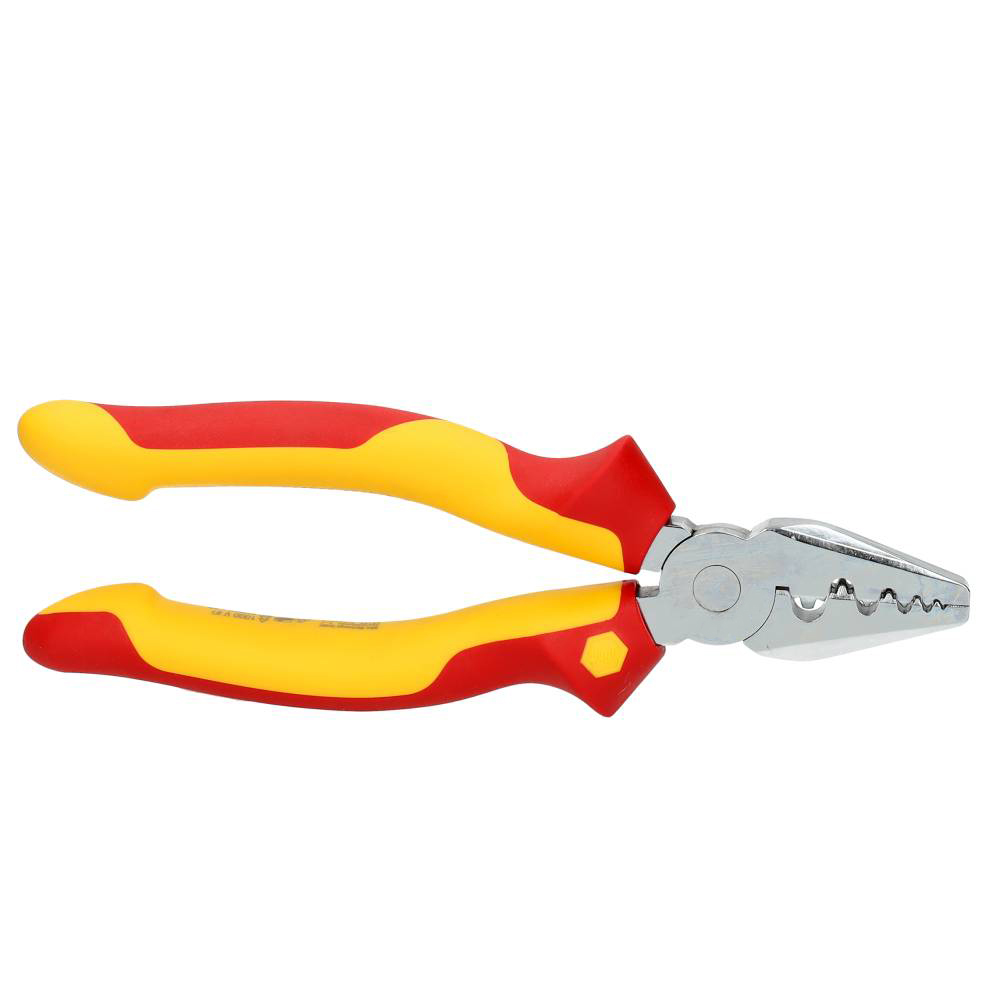 Miniatuur van Wiha krimptang adereindhulzen trapezium persing 0.25-16mm² (35862)
