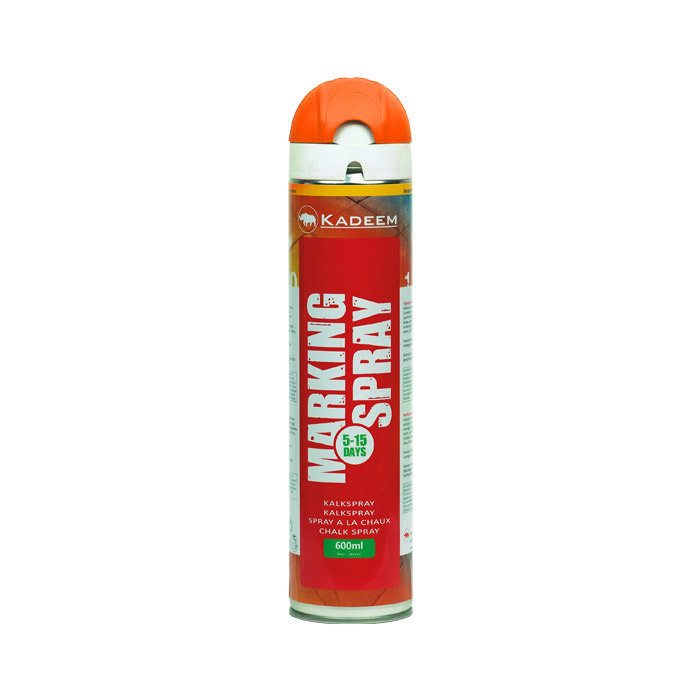 Miniatuur van Kadeem tijdelijke (niet permanente) markeerspray 600ml Oranje (359040)