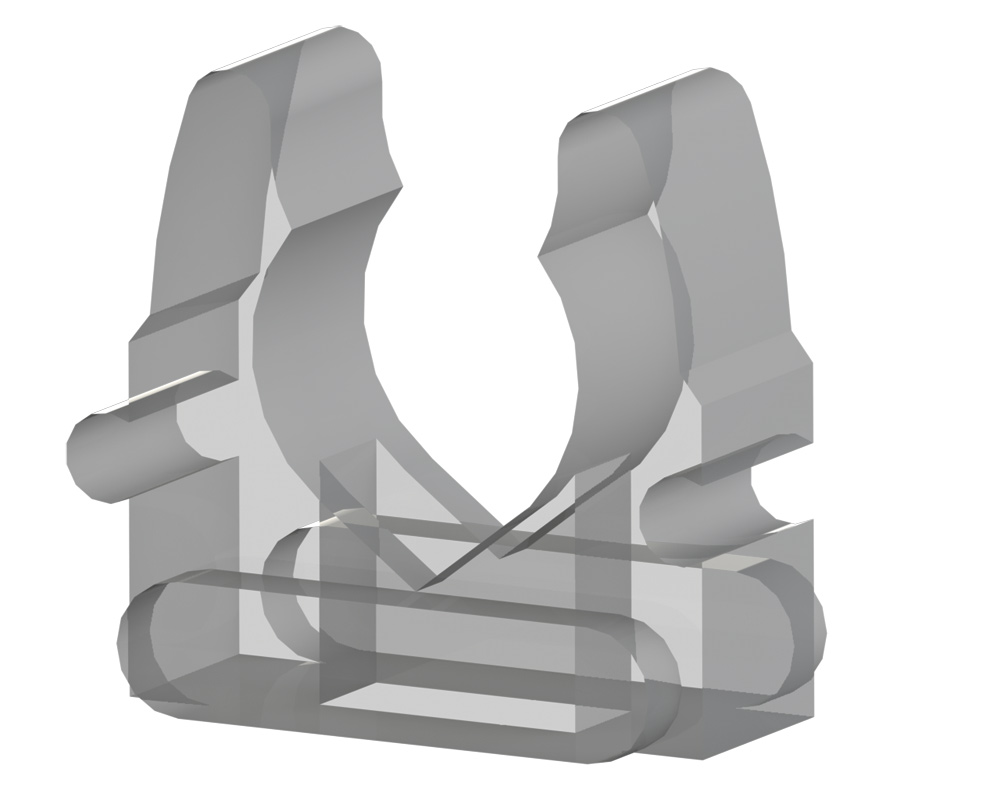 Miniatuur van JSL klembeugel 16 - 22mm - transparant per 50 stuks (152400001)