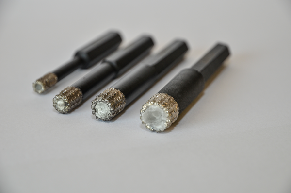 Miniatuur van TIP diamantboor tegelboor droog (wax gekoeld) zeskant 6mm (TDB6K-6)