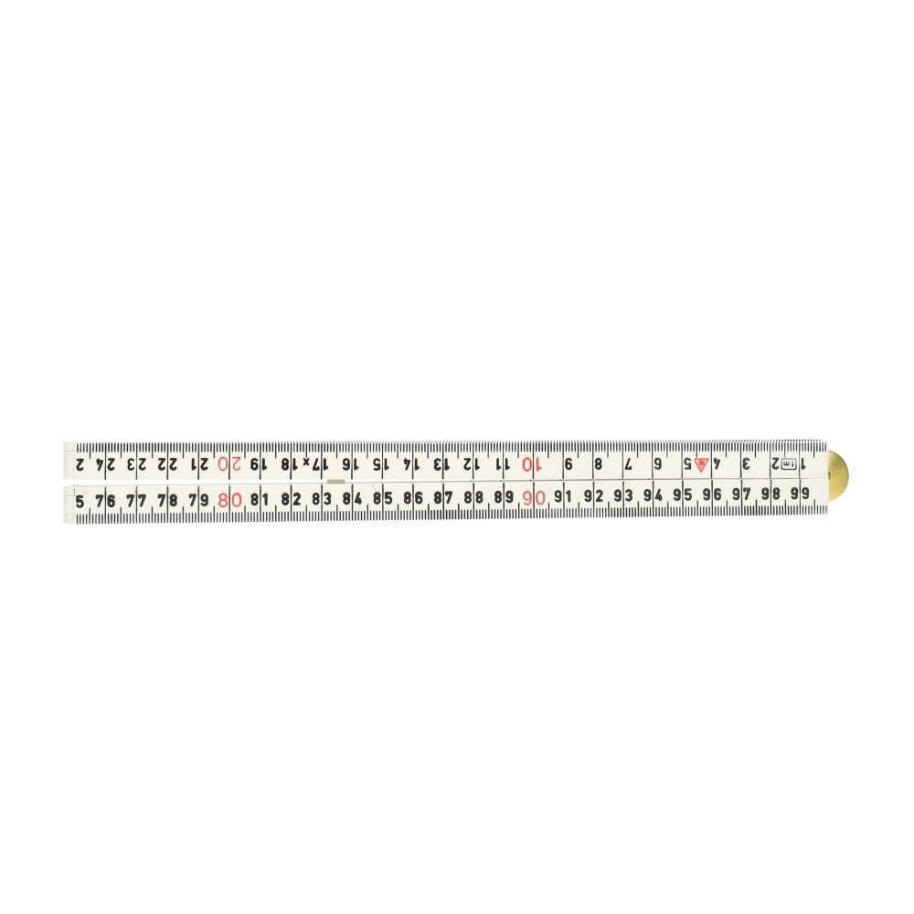 Miniatuur van Hultafors timmermansduimstok ABS G 59 1m wit 4-delig (201004)