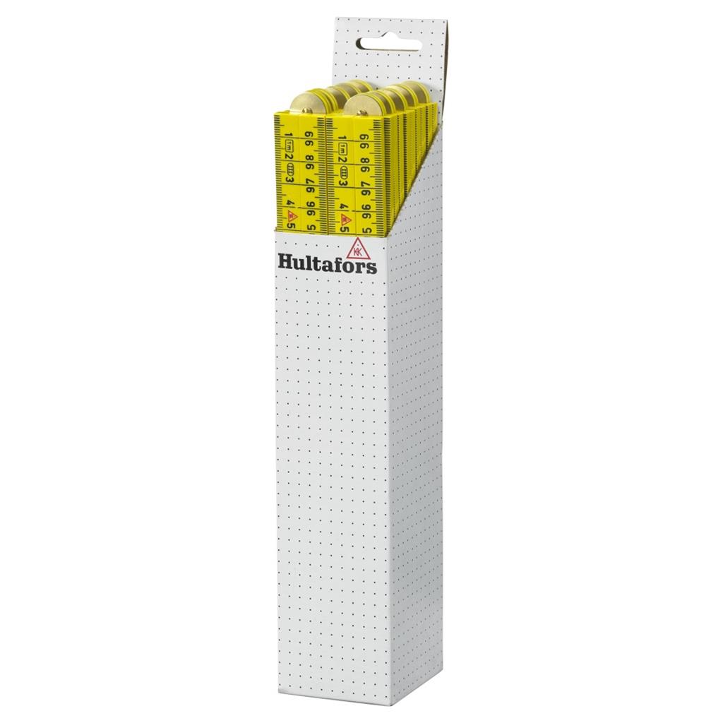 Miniatuur van Hultafors timmermansduimstok ABS G 59 1m geel 4-delig (200904)