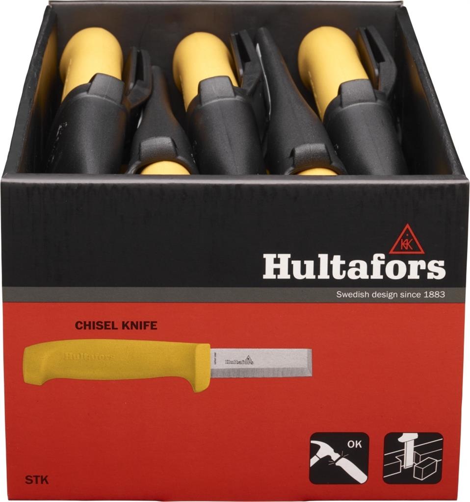 Miniatuur van Hultafors beitelmes carbonstaal STK met holster (380070)