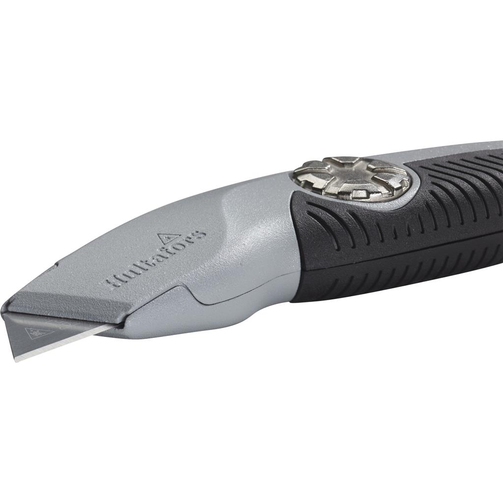 Miniatuur van Hultafors uitschuifmes stanleymes URA draaiknop incl 10 messen - grijs (388020)