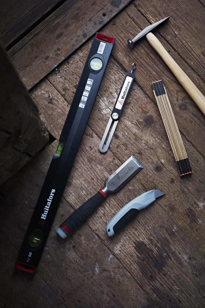 Miniatuur van Hultafors uitschuifmes stanleymes URA draaiknop incl 10 messen - grijs (388020)