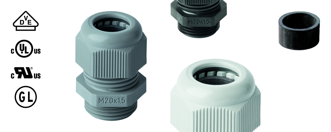 Miniatuur van Jacob Kabelwartel M32 doorlaat 15-21mm grijs (50.632 PA7035)