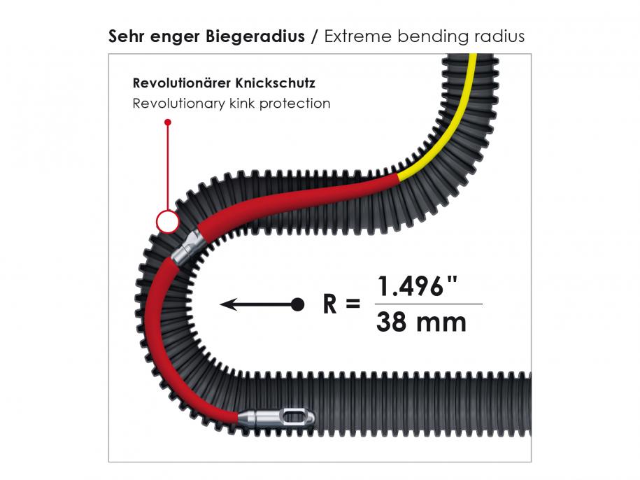 Miniatuur van Runpotec GF3 glasvezeltrekveer met digitale lengtemeter Ø 3mm 30m (10193)