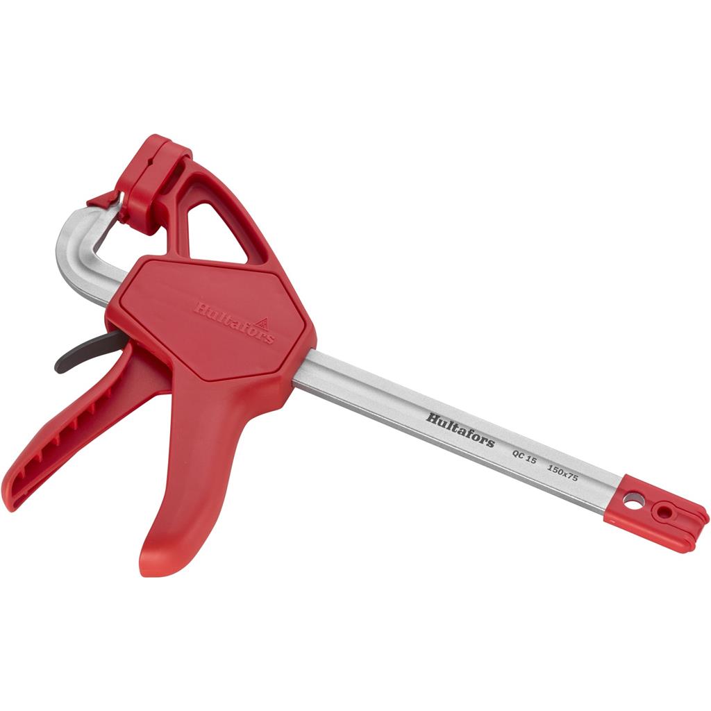 Miniatuur van Hultafors eenhands lijmklem met snelspanner gesmeed QCX 15 rood 150mm/75mm (520153)
