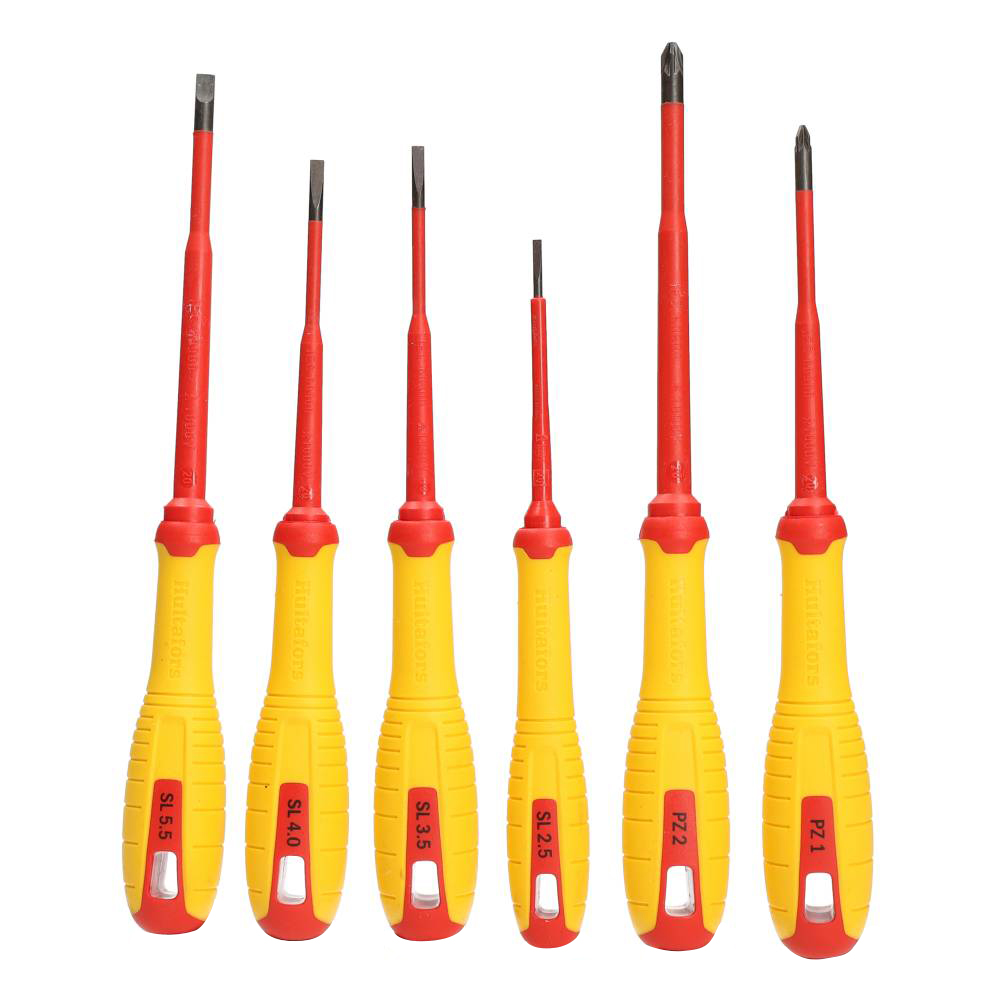 Miniatuur van Hultafors schroevendraaierset 1000V 6-delig 2x PZ 4x sleuf (HU444465)