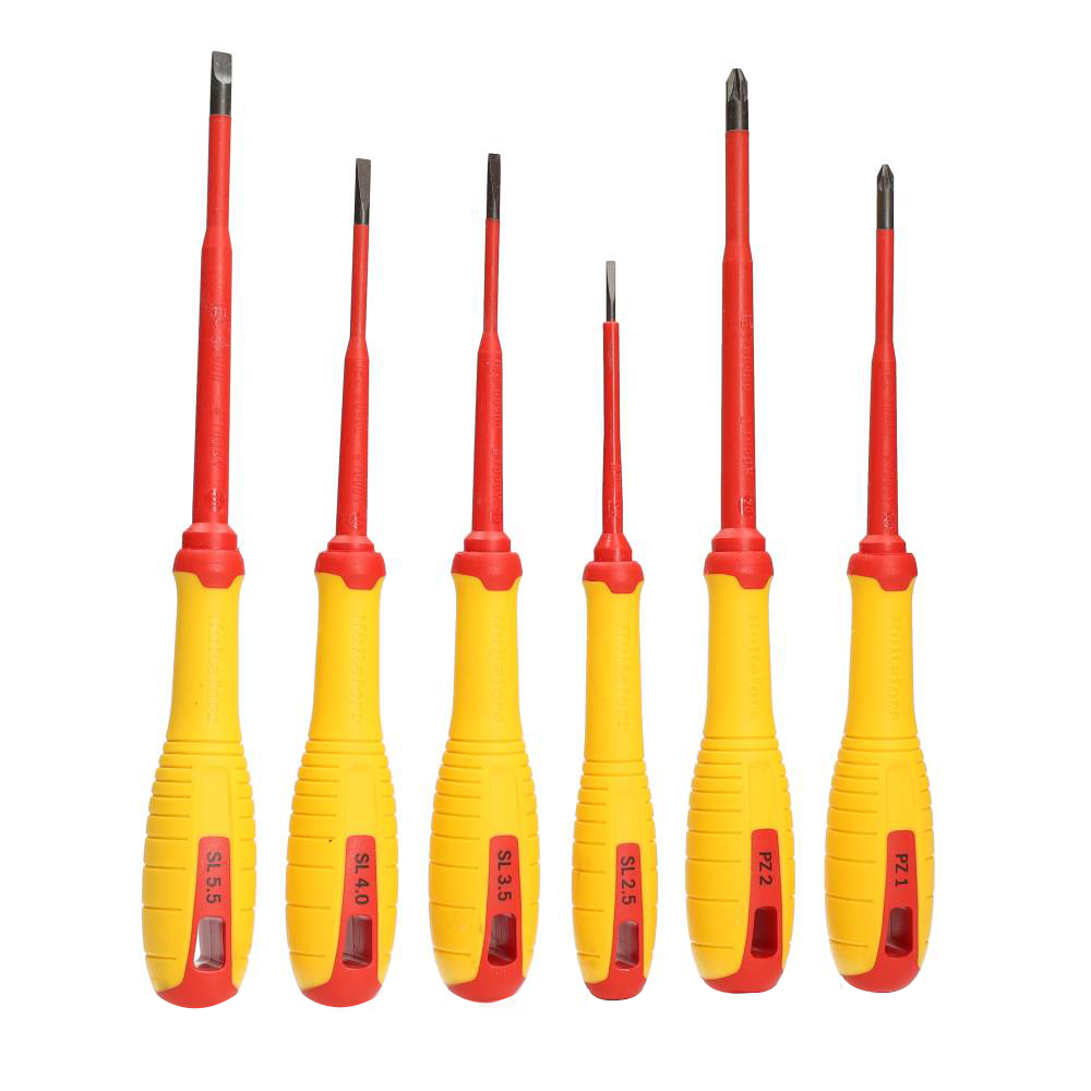 Miniatuur van Hultafors schroevendraaierset 1000V 6-delig 2x PZ 4x sleuf (HU444465)