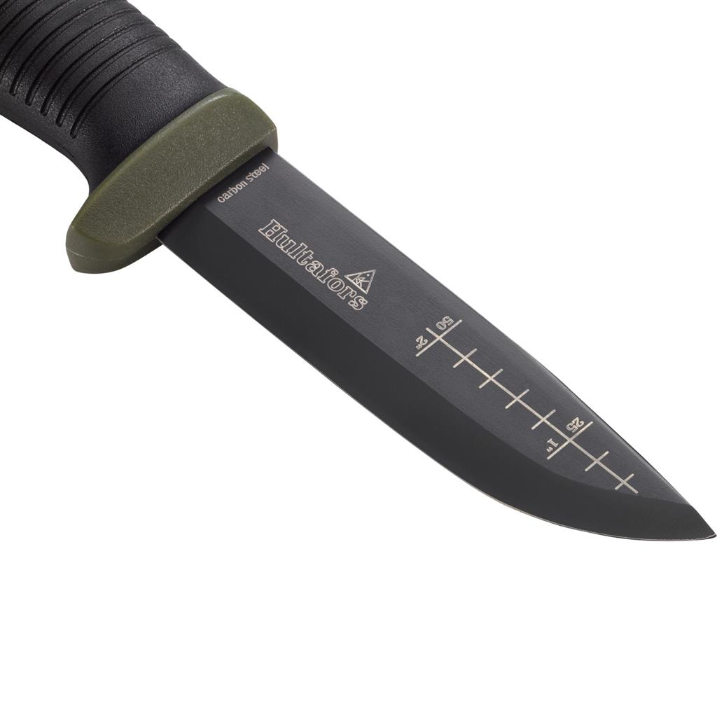 Miniatuur van Hultafors outdoor gecoat carbonstaal mes met holster OK4 93/209mm (380310)