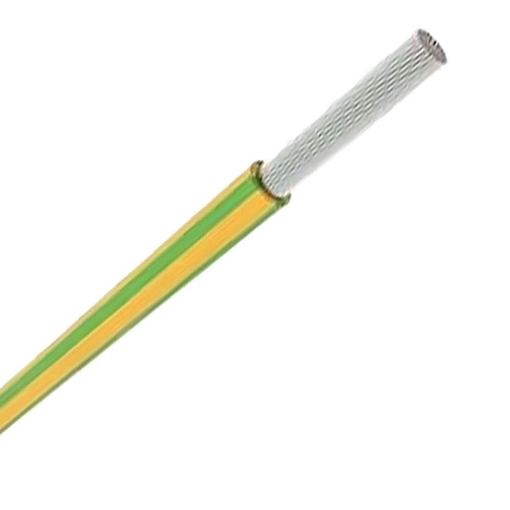 Miniatuur van aardingskabel H07V2-K Eca 6mm2 groen/geel vertind per meter