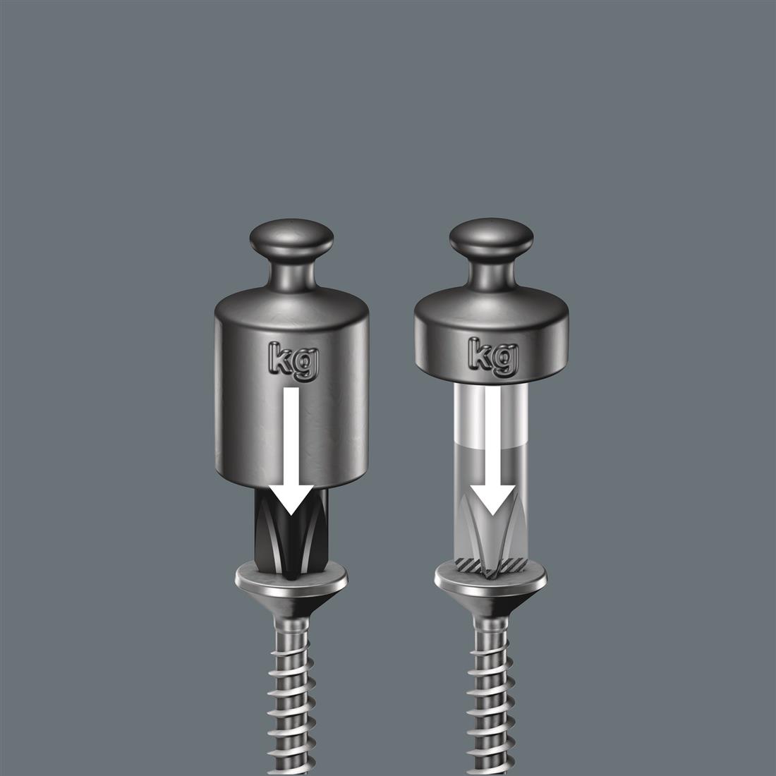 Miniatuur van Wera schroevendraaier Kraftform PH2 205/100mm Philips (05008720001)