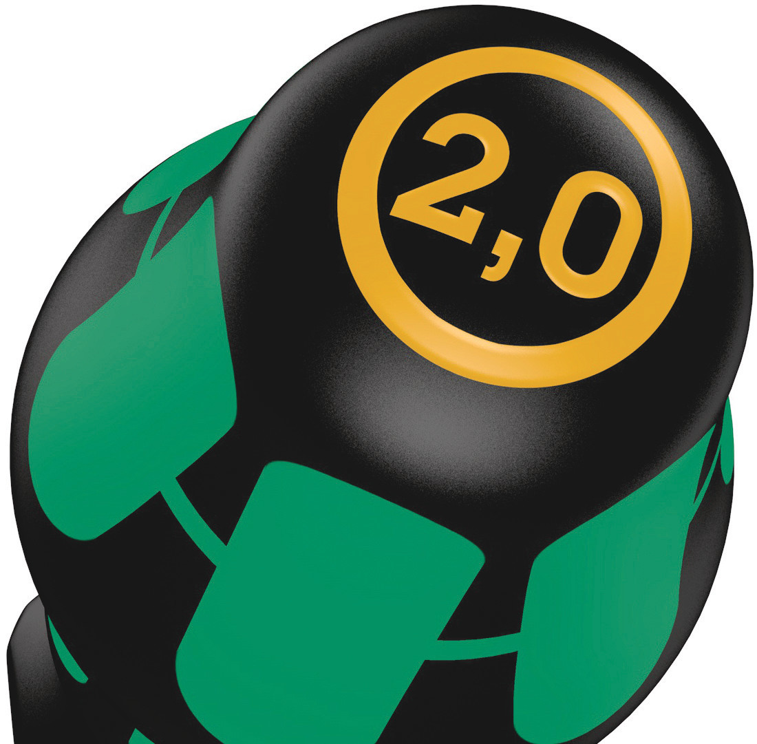 Miniatuur van Wera schroevendraaier Electriciën Kraftform SL 0.5x3.0 161/80mm Sleuf (05110001001)