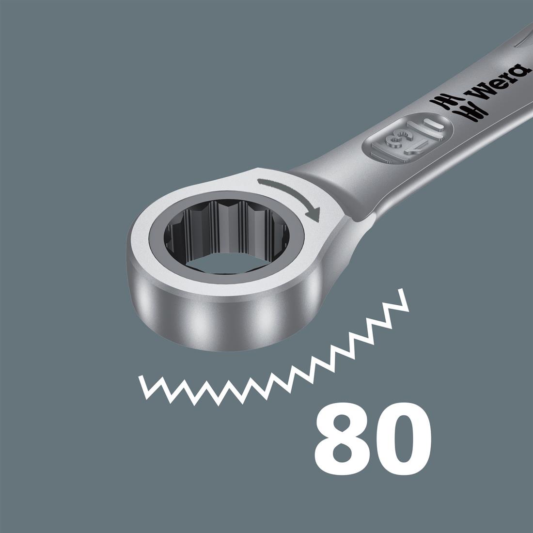 Miniatuur van Wera ringratel steeksleutelset omschakelbaar 8-19mm in etui Joker - 11-delig (05020013001)